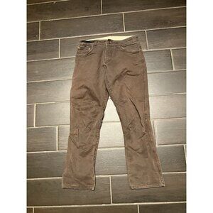 Men’s Kuhl Canvas Rydr Pants Brown Size 31x30